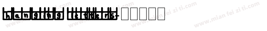 hanging letters字体转换